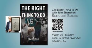 Read more about the article Join me at Schuler Books on March 28 at Meridian Mall